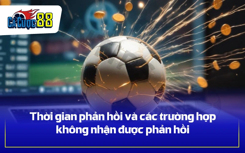 Thời gian phản hồi và các trường hợp không nhận được phản hồi